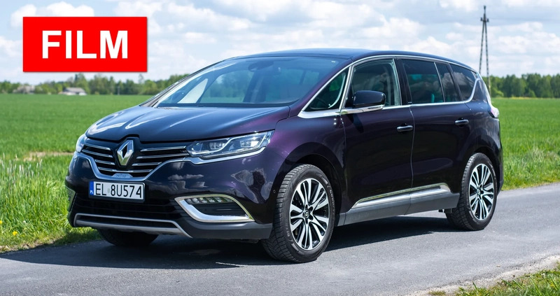 renault espace Renault Espace cena 109900 przebieg: 135200, rok produkcji 2019 z Łódź